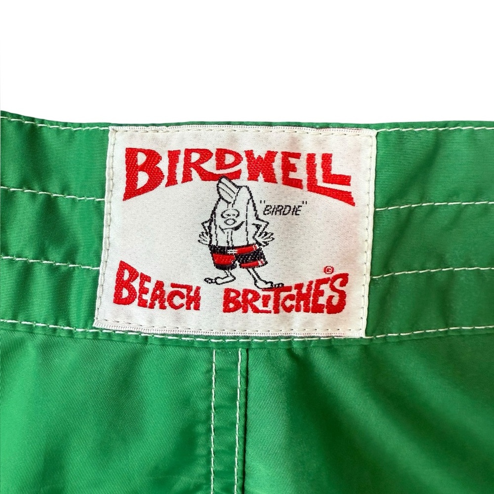 Birdwell Beach Britches Swimming Board Shorts Green Apple Size 35 - Picture 7 of 9